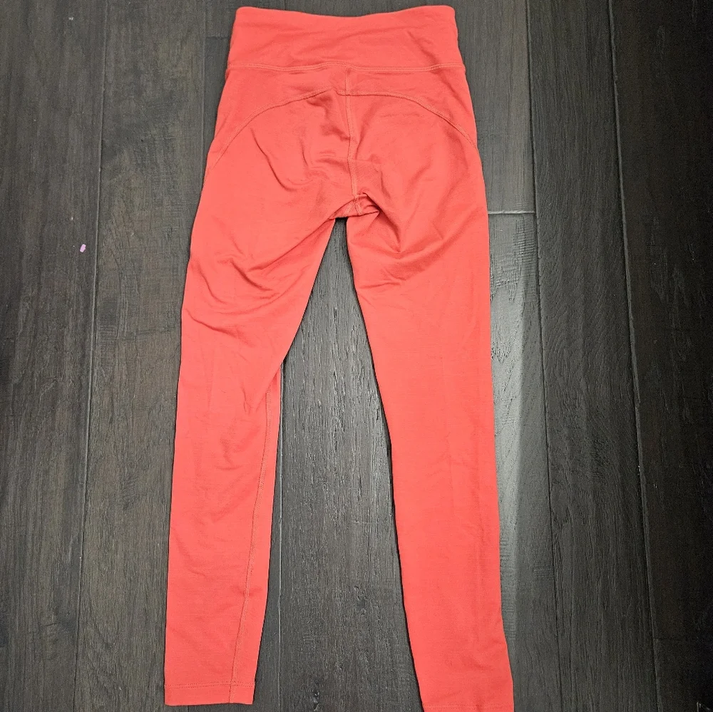 Outdoor Voices TechSweat Move Free Crop Top Bra and leggings red xs - Picture 12 of 14